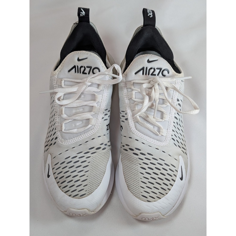 Nike Air Max 270 Womens White Black Sneakers Size 9 - Picture 7 of 7